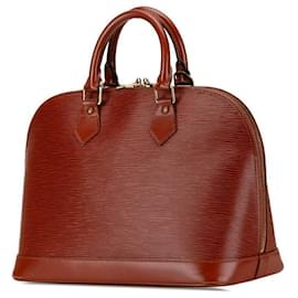 Louis Vuitton-Louis Vuitton Epi Alma Handbag M52143-Brown