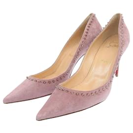 Christian Louboutin-Christian Louboutin Anjalina Spike Pumps-Pink