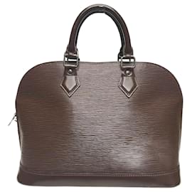 Louis Vuitton-Louis Vuitton Alma PM Handbag M5214D-Brown