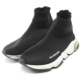 Balenciaga-Balenciaga Speed Trainer Sneakers Black-Black