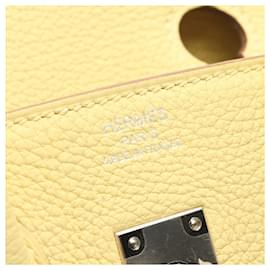 Hermès-Sac à main Hermès Birkin 25 Lemoncello Togo-Jaune