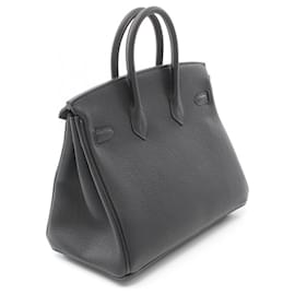 Hermès-Sac à main Hermès Birkin 25 Togo Noir-Noir
