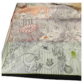 Hermès-Hermes Carre 90 Animapolis Scarf-Other