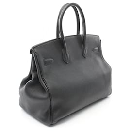 Hermès-Sac à main Hermès Birkin 35 Togo Noir-Noir