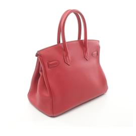 Hermès-Sac à main Hermès Birkin 30 Togo Rouge-Rouge