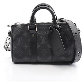 Louis Vuitton Keepall XS Monogram Eclipse Handbag M45947 Black