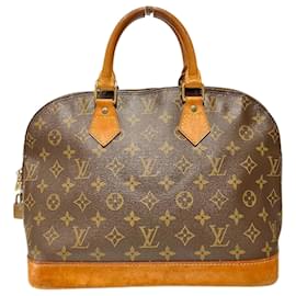 Louis Vuitton-Louis Vuitton Alma Monogram Handbag M51130-Brown