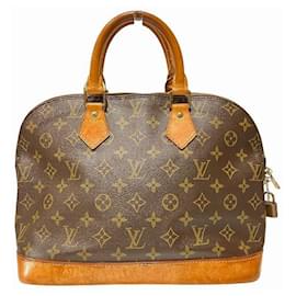 Louis Vuitton-Louis Vuitton Alma Monogram Handbag M51130-Brown