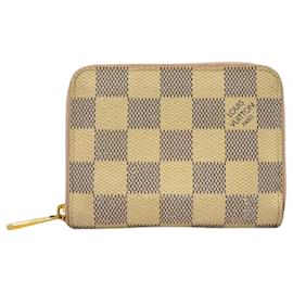 Louis Vuitton-Louis Vuitton Damier Azur Zippy Coin Purse N60229-Pink