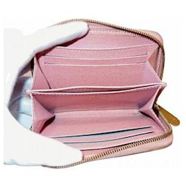 Louis Vuitton-Louis Vuitton Damier Azur Zippy Coin Purse N60229-Pink