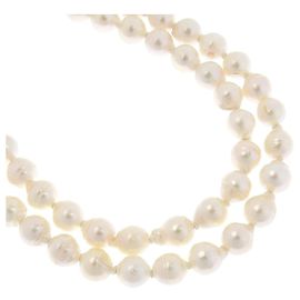Autre Marque Collar de perlas de plata 6.5-7mm Plata