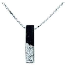 Autre Marque-Vendome Aoyama Diamond Necklace Pt950/Pt850-Other