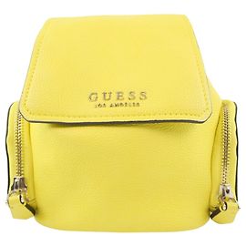 Autre Marque Gelber Leder-Rucksack Unisex Gelb