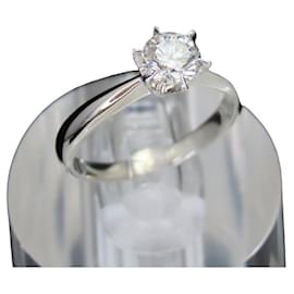 Autre Marque-Platinum Diamond Ring Pt900 Size 6-Other