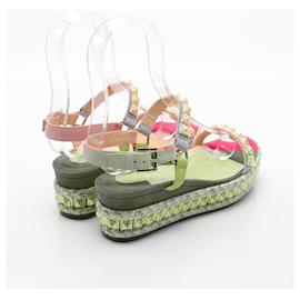 Christian Louboutin-Christian Louboutin Pyraclou Suede Sandals-Other