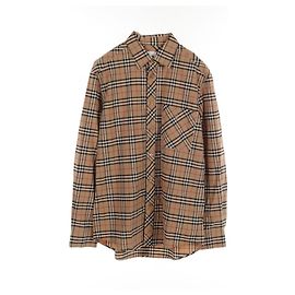 Camisa de algodón con estampado Nova Check Burberry 8017560 Otro