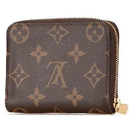 Louis Vuitton-Louis Vuitton Monogram Zippy Coin Purse M60067-Brown