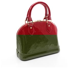 Louis Vuitton-Louis Vuitton Vernis Alma BB Monogram Handbag-Red