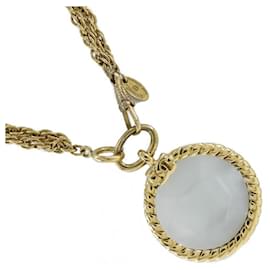Collana Loupe Vintage Placcata Oro Chanel D'oro