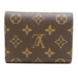 Louis Vuitton-Louis Vuitton Portefeuille Victorine Vivienne Tri-fold Wallet-Brown,Multiple colors