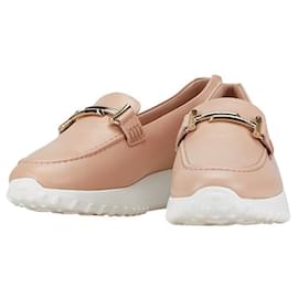 Tod's-Tod's Double T Sneakers Loafers Leather Rubber-Other
