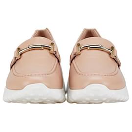 Tod's-Tod's Double T Sneakers Loafers Leather Rubber-Other