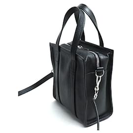 Balenciaga-Balenciaga Bazaar Shopper XXS 2Way Shoulder Bag-Black