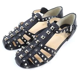 Christian Louboutin-Christian Louboutin Studded Leather Sandals-Other