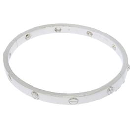 Autre Marque-K18WG Diamond Bangle 0.60ct White Gold-White