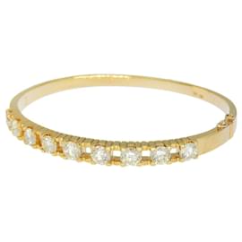 Autre Marque-K18YG Diamond Bangle 21.8g 3.72ct-Golden