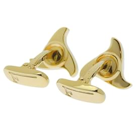 Autre Marque-Ferrari Logo Cufflinks K18YG Yellow Gold Diamond-Golden