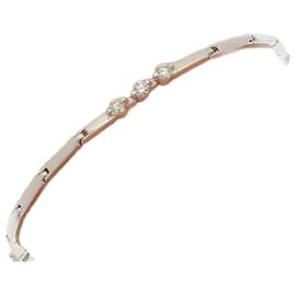 Autre Marque-K18WG White Gold Diamond Bracelet-White