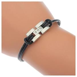 Autre Marque-FRED Move One Bracelet SS Rubber Diamond-Silvery