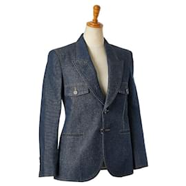 Ensemble pantalon et veste en denim et laine Yves Saint Laurent Autre