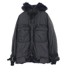 Sacai Polyester Outerwear Black