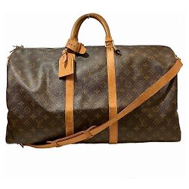 Borsa da viaggio Louis Vuitton Keepall Bandouliere 55 M41414 Marrone