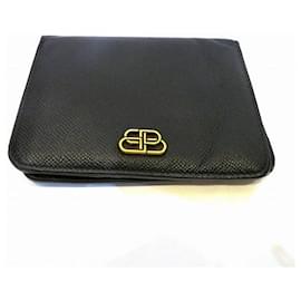 Balenciaga-Balenciaga BB 601464 Bifold Wallet-Black