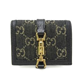 Portafoglio bi-fold Gucci Jackie 1961 Nero