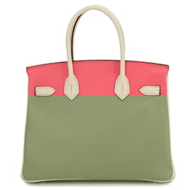 Hermès-Hermes Birkin 30 Handbag in Rose Azalee-Pink