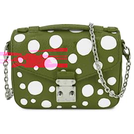 Louis Vuitton-Louis Vuitton Monogram Empreinte LVxYK Micro Metis Shoulder Bag-White,Red