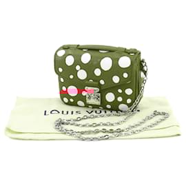 Louis Vuitton-Louis Vuitton Monogram Empreinte LVxYK Micro Metis Shoulder Bag-White,Red
