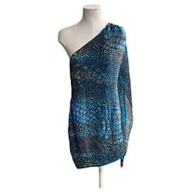 Calvin Klein-Dresses-Blue,Bronze,Light brown