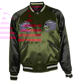 Gucci-reversible varsity bomber jacket with tiger-Multiple colors