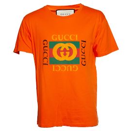 Gucci camiseta GG entrelazada Naranja