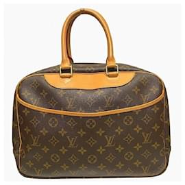 Louis Vuitton-Louis Vuitton Monogram Deauville Handbag-Brown