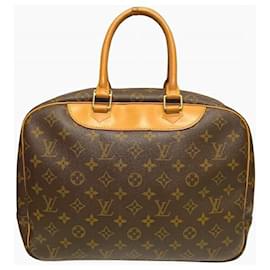Louis Vuitton-Louis Vuitton Monogram Deauville Handbag-Brown