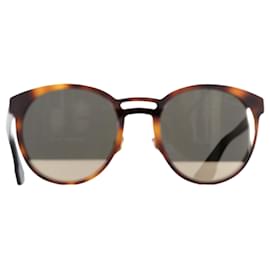Dior-Dior Onde 1 Tortoiseshell Havana Sunglasses in Brown Acetate-Brown,Red