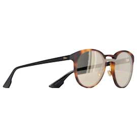Dior-Dior Onde 1 Tortoiseshell Havana Sunglasses in Brown Acetate-Brown,Red