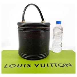 Louis Vuitton-Louis Vuitton Cannes Vanity Bag Epi Leather-Black