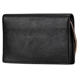 Balenciaga-Balenciaga Chain Wallet Shoulder Bag Black-Black